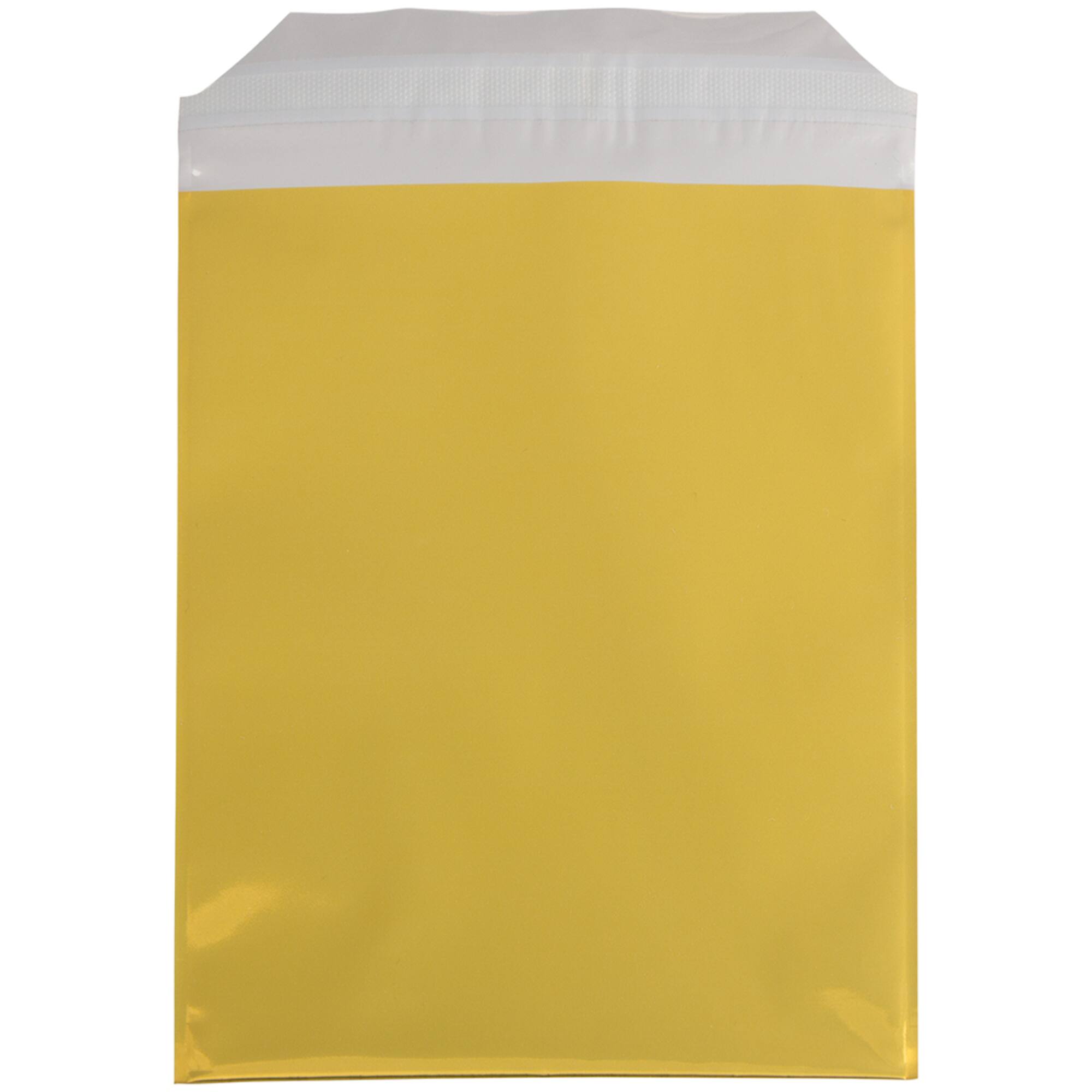 JAM Paper 6.25" x 7.875" Open End Foil Envelopes with Self Adhesive Closure